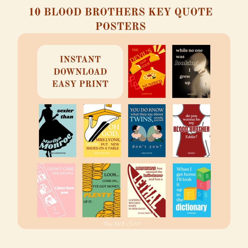 Blood Brothers collection by The ECT Edit